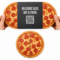 Cartes de vœux découpées sur mesure de forme spéciale avec services d'impression personnalisés, idéales pour la promotion de produits