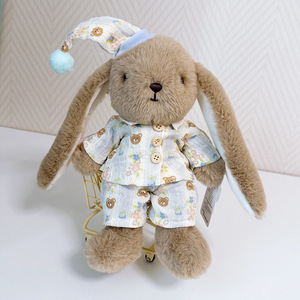 Morbido Peluche a Forma di Coniglio Cartoonesco con Orecchie Lunghe, 5-7 Anni, San Valentino, ODM, Imbottitura in Cotone PP - Product Image 2