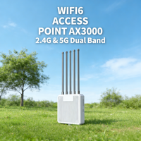 Passerelle d'entreprise WiFi6 JP Smartech AX3000, point d'accès extérieur haute puissance, IP67, résistant aux intempéries, PoE, routeur WiFi commercial pour Starlink