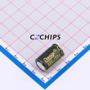 GR687M050J20RR0VH4FP0 Through-Hole Aluminum Electrolytic <b>Capacitor</b> Through hole,D13xL20mm 680uF 20% 50V 5mm - Product Image 1