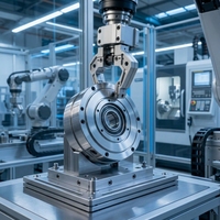 Pièces en alliage d'aluminium usinées CNC de haute précision 5 axes, service de tournage et de fraisage, composants prototypes personnalisés OEM ODM