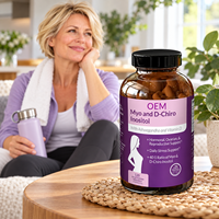 Capsules d'inositol myo et D-chiro avec Ashwagandha et vitamine D, rapport 40:1, 120 capsules végétariennes, OEM ODM