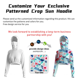 Chemises de pêche personnalisées à séchage rapide pour femmes, vêtements de protection solaire UPF 50 UV pour femmes, sweat à capuche de pêche, crop tops, vêtements de plage - Product Image 3