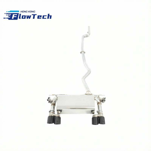 FlowTech T304 Stainless Steel Valved Catback <b>Exhaust</b> for BMW F34 320i GT N20 2.0T -Single High-Flow <b>Muffler</b> + Dual Polished Tips - Product Image 2