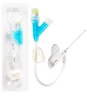 Cánula Intravenosa Veterinaria Desechable de 22G 24G, Catéter Intravenoso de Seguridad, Inyección e Infusión Animal, Consumibles Médicos Veterinarios