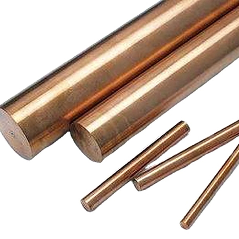 ASTM AISI JIS C12200 C11000 C10200 99.9% Чистая медь 10 мм 50 мм круглый медный стержень