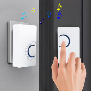 Sonnette standard étanche à usage domestique batterie de travail sans fil sonnette de porte dc bienvenue anneau sonnette - Product Image 1