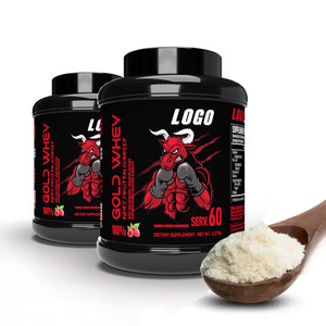 Étiquettes privées croissance musculaire Bodybuilding sport Nutrition supplément 5lbs or <span class=keywords><strong>Standard</strong></span> protéine de lactosérum en poudre - Product Image 2