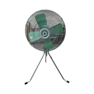 Ventilateur sur pied rotatif de 24 pouces monophasé 110V/220V ventilateurs industriels métal à faible bruit 4 pales refroidissement électrique pour atelier de bureau - Product Image 1