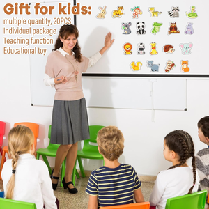 Aimants de réfrigérateur 3D pour enfants animaux en caoutchouc pour les tout-petits Aimants de réfrigérateur en PVC de haute qualité avec logo personnalisé - Product Image 5