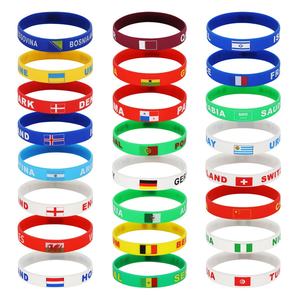 Bracelet drapeau national 2026 en gros – Petit cadeau souvenir pour match de football, voyage, vacances, récompense, commémoration et sport - Product Image 2