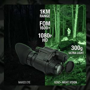 กล้องมองกลางคืนรุ่นใหม่ปี 2026 ความละเอียด 1080P บันทึกวิดีโอได้ 60fps เทคโนโลยี GEN2+ FOM 1600+ กล้องส่องทางไกลแบบยุทธวิธี ให้ประสบการณ์ระดับมืออาชีพ - Product Image 2