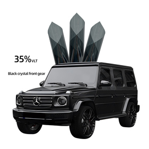 Pellicola Isolante Termica in Nano Ceramica PET 35% VLT Nera Cristallo per Parabrezza Anteriore, Privacy, Anti-Ingiallimento, Resistente ai Raggi UV, Oscurante per Finestrini Auto - Product Image 1