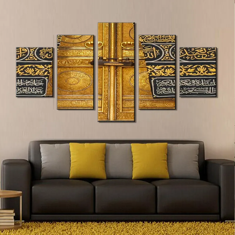 Printing Canvas Wall Art Oil Print Islamic Decor Abstract Poster Home Decoration 3D Custom Painting
