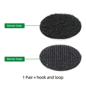 Круглый многоразовый нейлоновый клейкий крючок и круглая петля - Product Image 2