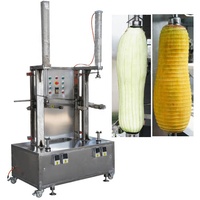 Goede Kwaliteit Automatische Industriële Watermeloen Pompoen Ananas Papaja Dunschiller Machine