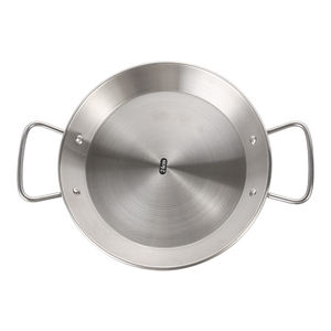 Happycooking กระทะ <span class=keywords><strong>Paella</strong></span> โลหะสองด้านกระทะทอดลึกสไตล์โมเดิร์นสำหรับเตาแม่เหล็กไฟฟ้าดีไซน์เกาหลีขนาดเล็ก - Product Image 6