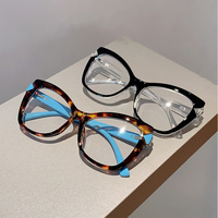 Gafas Ópticas con Montura Rosa para Mujer 2025, Gafas de Lectura con Protección Anti Luz Azul, Monturas de Gafas de Diseño al por Mayor