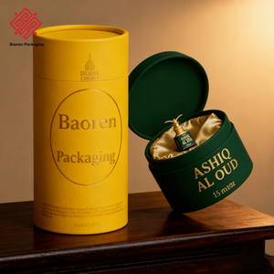 Baoren กล่องกระดาษบรรจุเยื่อบุกำมะหยี่สีเหลืองกล่องกระดาษบรรจุภัณฑ์เค้กช็อคโกแลตสำหรับเด็กหลอดกระดาษแบนสำหรับใส่อาหาร - Product Image 3