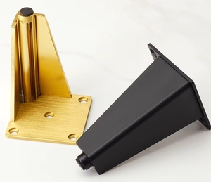 Hợp kim nhôm phòng tắm chân tủ sofa có thể điều chỉnh chân, TV Tủ hỗ trợ chân, cạnh giường ngủ chân bàn - Product Image 2