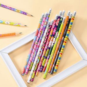 Lápices de Dibujos Animados HB Personalizados de Alta Calidad con Borradores, Útiles Escolares con Temática de Pascua - Product Image 3