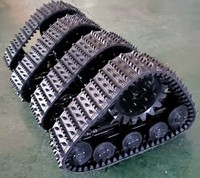 Pièces de système de conversion de voie en caoutchouc Complet ATV UTV 4x4 accessoires Can-am