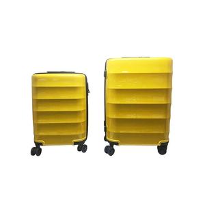 Mới nhất phụ nữ du lịch Túi hành lý lên máy bay du lịch trường hợp 360 độ xe đẩy du lịch vali 3 cái ABS hành lý đặt - Product Image 1