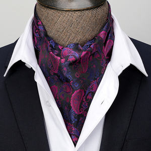 ファッションスタイルカスタムロゴPaisley Cravate Coffret Jacquard Luxury Men Assots - Product Image 2