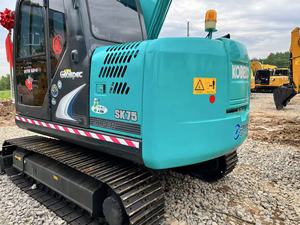 99% nouvelle mini-pelle KOBELCO SK75 de 8 tonnes d'occasion - Product Image 4