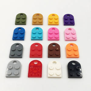 1 kg/sets 3176 2x2 <span class=keywords><strong>Plaque</strong></span> perforée à bord circulaire simple face MOC Pièces Moule Conecteur Bricolage Blocs <span class=keywords><strong>de</strong></span> Construction Briques Accessoires - Product Image 2