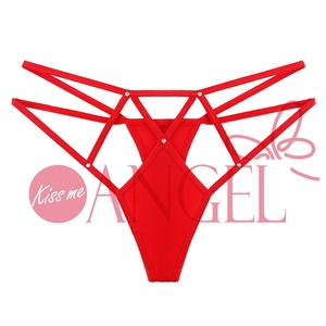 ชุดชั้นในเซ็กซี่สุดฮอตเจาะรูสุดฮอตชุดชั้นในสตรีเซ็กซี่สายไขว้ผ้าไอซ์ซิลค์ระบายอากาศได้แบบไร้รอยต่อเข็มขัดบางๆยั่วยวนจูบฉันนางฟ้าสุดเซ็กซี่ T-thong - Product Image 3