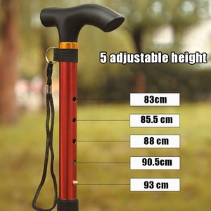 Bâtons <span class=keywords><strong>de</strong></span> Trekking pliables en aluminium ultralégers, bâtons <span class=keywords><strong>de</strong></span> course, <span class=keywords><strong>de</strong></span> longueur réglable, 2 unités - Product Image 3