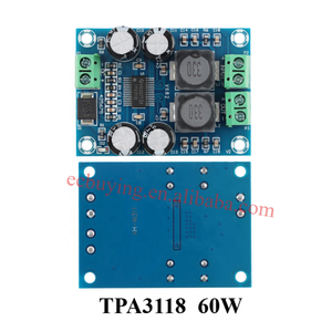 TPA3118 PBTL 60W Mono Digital Power Audio amplificatore scheda modulo DC 8-24V per <span class=keywords><strong>Arduino</strong></span> Dual-channel <span class=keywords><strong>2</strong></span>*45W 30W XH-M314 - Product Image 2