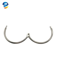 Hochwertige Großhandel Bürobedarf Hardware Metall Crad Buch Binding Ring Eisen Lose blatt Kalender Ringe