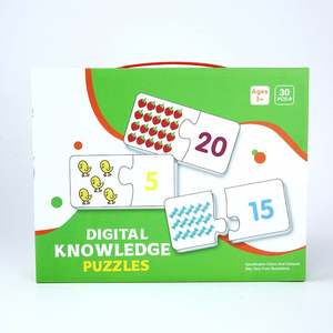 Apprendimento della <span class=keywords><strong>conoscenza</strong></span> digitale per bambini Puzzle precoce Jigsaw giocattoli educativi - Product Image 2