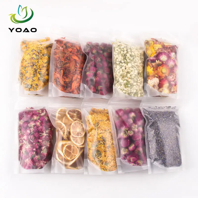 2023 Popular Natural Dried Flowers Herbs Kit For Bath Soap Making Kit Candle Making Supplies Aromatherapy Witch Herbs
