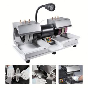 6 "1/4HP 1620rpm polisseuse de meuleuse de roche lapidaire avec lampe et pompe à eau pour pierre de jade gemme, créer des cabochons pour colliers - Product Image 2