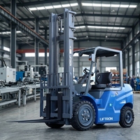 Montacargas Eléctrico Liftron CPD20 de 2T con Batería de Litio-Ion y Llantas Sólidas para Instalaciones de Empaque y Operaciones de Transferencia de Materiales