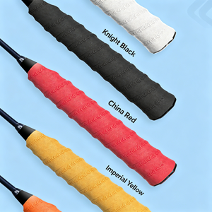 Premium Badminton Overgrip Tacky Racket Grip Tape Soft Feel Non-Slip Handle <b>Wrap</b> For Tennis Squash Racket Handle 30 Pcs <b>Black</b> - Product Image 3