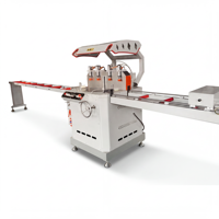 Machine de découpe automatique à tête unique pour profilés aluminium et PVC, avec fonction manuelle