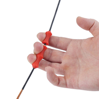 Accessoires de protection de tir à l'arc CUPID positionnement poteau de rouleau en silicone pratique et rapide protège-doigts d'arc recourbé