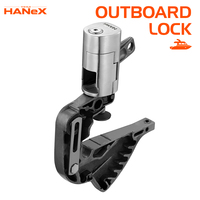 Verrou de moteur hors-bord pour kayak, en acier inoxydable, robuste, à glissière, pour bateau, yacht et kayak