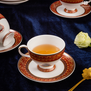 Service à thé en céramique vintage 820ML-Style Lac Hong/Porcelaine de luxe | Prix direct du fabricant-Long Phuong Group - Product Image 4