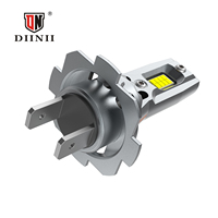 Système d'éclairage automobile ODM d'usine 8000Lm 6000K, phares LED Foco Turboes H4 H7, lampes LED pour voitures, Lampadas Faros