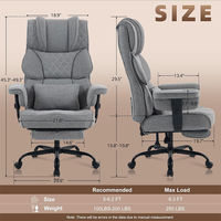 Fournisseur de chaises de jeu Scorpion personnalisées OEM, chaise de bureau ergonomique à dossier haut, accoudoirs fixes et réglables, repose-pieds réglable