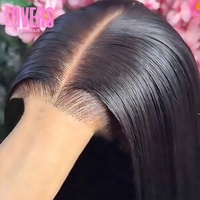 40 Zoll Lange Glatte Echthaar-Perücke aus Vietnam 13x6 HD Transparente Lace Front Perücke Brasilianische Echthaar-Volllace-Frontal-Perücke
