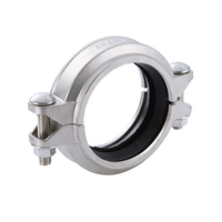 Collier de serrage en U pour tuyau d'échappement en acier inoxydable, raccord à trois voies pour support à rainure