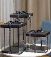Petites boîtes de gâteau de mariage transparent clair haut efficace pour vous