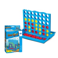 Jeu de société éducatif pliable classique BGL 4 en ligne, jeu de connexion d'échecs interactif parent-enfant pour les enfants de 2 à 4 ans
