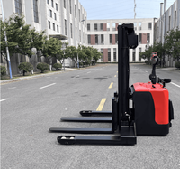 Chariot élévateur électrique à conducteur accompagnant EVERLIFT ELES-15H/ELES-20H 1,5t & 2 tonnes, plateforme de 4,5m-6m, batteries lithium-ion, pneus pleins